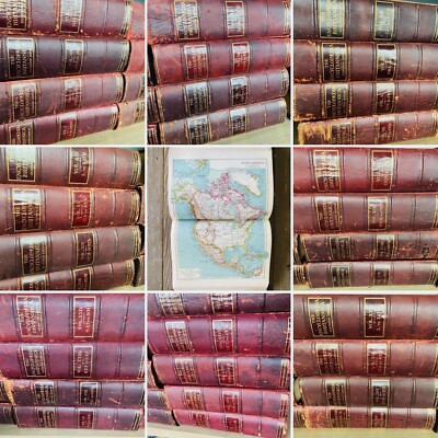 Antique Encyclopedia Brittanica 1910-1911 Eleventh Edition 29 Vol Complete Set-image