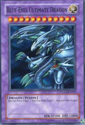 Yugioh! LP Blue-Eyes Ultimate Dragon - DLG1-EN001 - Super Rare - Unlimited Editi-image