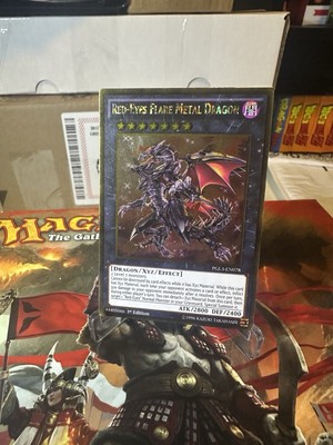 Red Eyes Flare Metal Dragon Yu-Gi-Oh! PGL3-EN078 Gold Rare (GR) 1st Ed-image