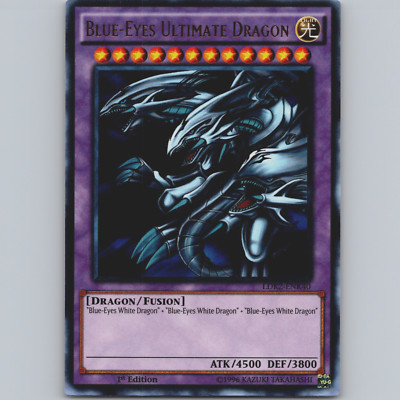 Yugioh Blue-Eyes Ultimate Dragon LDK2-ENK40 Unlimited Ultra Rare Holo - NM-image