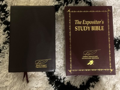 KJV Expositor’s Study Bible Jimmy Swaggart Signature Ed. Cromwell Premium Leathe-image