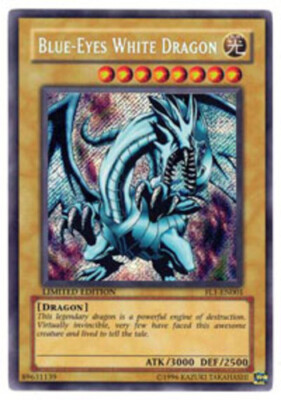 Yugioh! LP Blue-Eyes White Dragon - FL1-EN001 - Secret Rare - Limited Edition Li-image