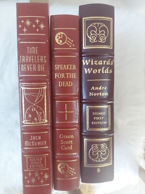 Easton Press ~ Wizard's  World, The Travelers Never. Speaker for Dead  Set of 3-image