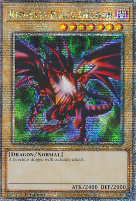 1X NM Red-Eyes Black Dragon (PCJ. Art) - RA04-EN109 - Platinum Secret Rare 1st-image