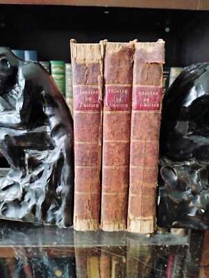 1795 Theatre De J. Racine 3 Volume Set Leather-image