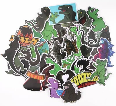 37pcs Godzilla Monster Stickers Godzilla Vs Kong-image