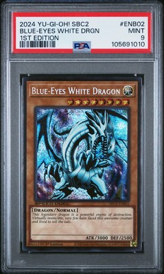 2024 YU-GI-OH! SBC2-SPEED DUEL BATTLE CITY FINALS BLUE-EYES WHITE DRAGON PSA 9-image