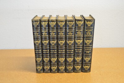 Antique Leather Books - Messages and Papers of the Presidents - 7 book set 1897-image