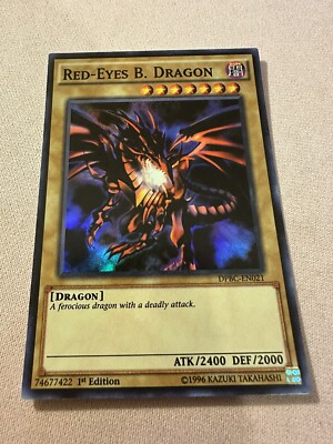 Yu-Gi-Oh! Red-Eyes B. Dragon DPBC-EN021 Super Rare 1st Ed Near Mint-image