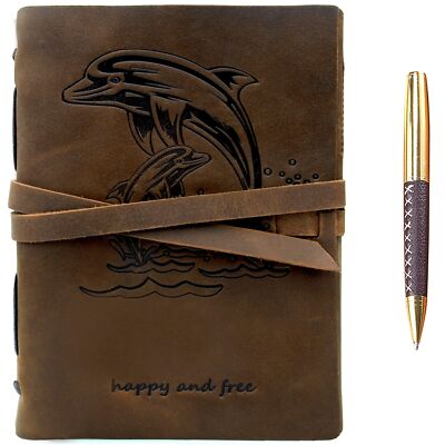 Sovereign-Gear Leather Bound Journal for Men and Women, Handmade Gift Set wit...-image
