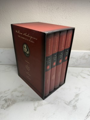 William Shakespeare: The Complete Works, 4 Volume HC Set in Slipcase VG-image