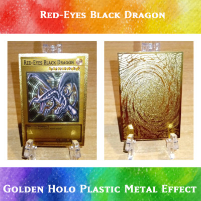 Orica Yugioh Red-Eyes Black Dragon (Art 2) - Golden Holo-image