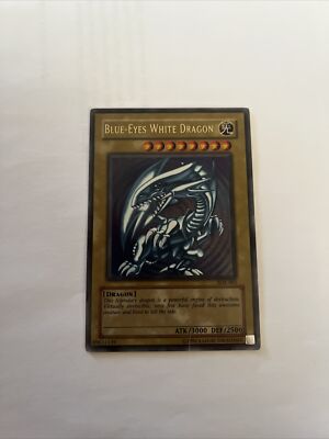 BLUE EYES WHITE DRAGON ULTRA RARE SDK-001 ORIGINAL (LP) YUGIOH!-image
