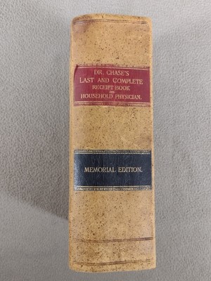 Dr Chase's Receipt Book and Household Physician Memorial Edition 1899 Hardcover-image