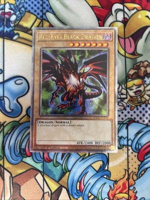 Red-Eyes Black Dragon (4th Art) (Quarter Century Secret Rare) RA04-EN109 Quarter-image