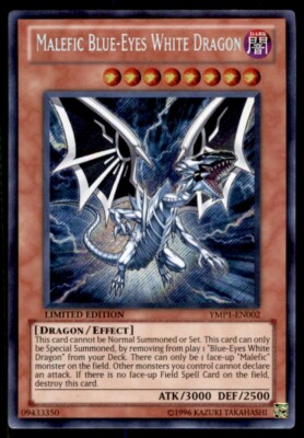 Yu-Gi-Oh! Malefic Blue-Eyes White Dragon #YMP1-EN002 Light Play-image