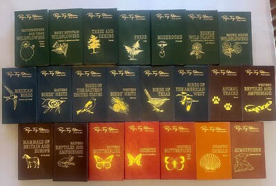 Easton Press Roger Tory Peterson Field Guides 22 Volume Set Leather-image