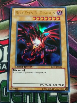 Red-Eyes Dark Dragon Limited Edition Ultra Rare (EX Condition) LC01-EN006.-image