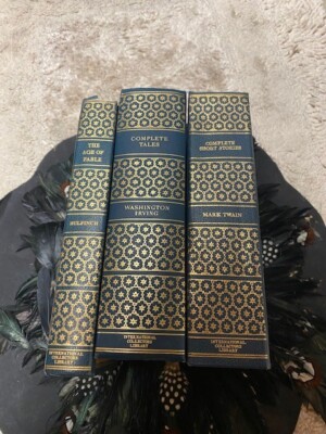 Bullfinch, Mark Twain, Washington Irving 3 books Collectors Library HC TL-image