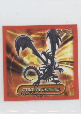 Red Eyes Black Dragon Topps YuGiOh Sticker Collection #18 2002 06st-image