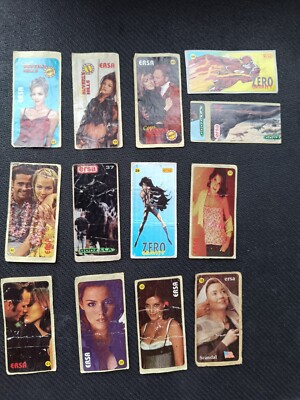 Gum Stickers--Beverly Hills;Godzilla;Ersa;90210..2000s.13 Pieces-image