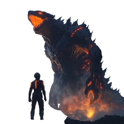 Godzilla Evangelion Vinyl Car Decal Sticker – Waterproof & UV-Resistant 4.0