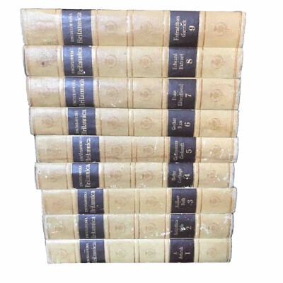 THE ENCYCLOPEDIA BRITANNICA (23 VOLUME SET) (LEATHER BOUND) MISSING NUMBER 12-image