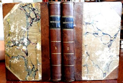 Dunallan Know What You Judge 1828 Grace Kennedy Duyckinck rare set leather books-image