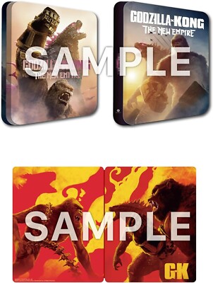 Godzilla x Kong : The New Empire 2 DVD + Limited Steelbook & Stand & Sticker New-image