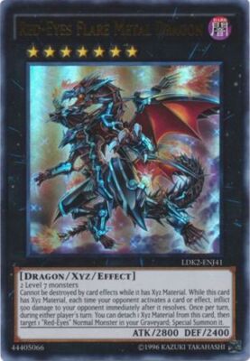Yugioh! MP Red-Eyes Flare Metal Dragon - LDK2-ENJ41 - Ultra Rare - Unlimited Edi-image