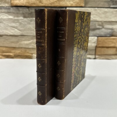 The Bondsman A New Saga By Hall Caine Copyright Ed. In Two Volumes 1890 Leipzig-image