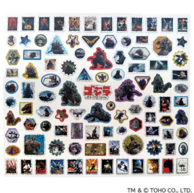 Godzilla 100 Piece Sticker TOHO Godzilla Store Japan Limited Monster Kaiju New-image