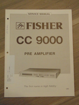 Fisher CC-9000 Service Manual Pre Amplifier-image