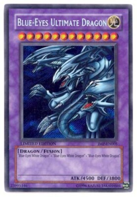 Yugioh! MP Blue-Eyes Ultimate Dragon - JMP-EN005 - Secret Rare - Limited Edition-image