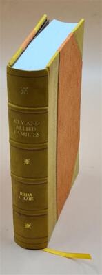 Key And Allied Families, By Mrs. Julian C. Lane ... 1931 [Leather Bound]-image