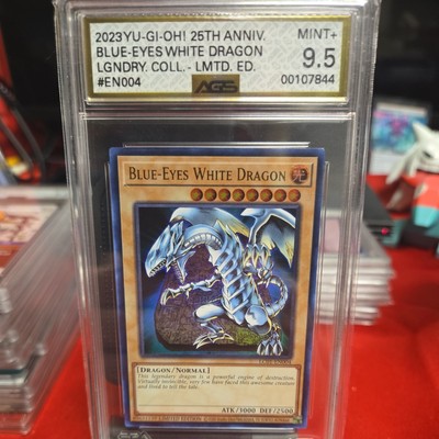 Blue-Eyes White Dragon - LC01-EN004 - AGS 9.5 MINT - Secret  - Yu-Gi-Oh-image