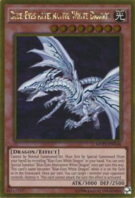 Yugioh! MP Blue-Eyes Alternative White Dragon - MVP1-ENG46 - Gold Rare - Unlimit-image