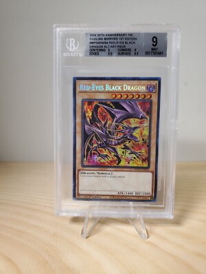 Yugioh TCG: Red-Eyes Black Dragon MP24-EN054 (1st Edition) *BGS 9* - Read-image