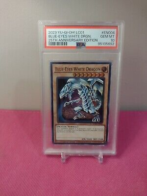 2023 25th Anniversary Edition Blue-Eyes White Dragon #LC01-EN004 PSA Gem Mt 10 -image
