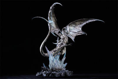 ASS Studios Yu-Gi-Oh! Blue Eyes White Dragon Resin Statue in stock H50cm Hot-image