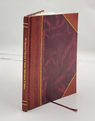 The important collection of antique embroideries & fabrics  [Leather Bound]-image
