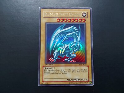 Yugioh - Blue-Eyes White Dragon SDK-A001 Ultra Rare 1st Edition-image