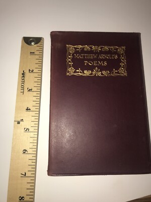 LEATHER Set;Mint+ Supple 1897 Matthew Arnold’s Poems New Unread GIFT 1897 Poetry-image
