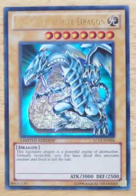 Blue-Eyes White Dragon-Quarter Century Secret Rare-LC01-EN004- Ltd Ed-Yugioh!-image