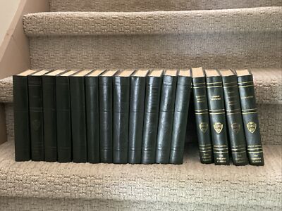 Harvard Classics 1969 Deluxe Edition Complete Set bonded leather 16 Volumes-image