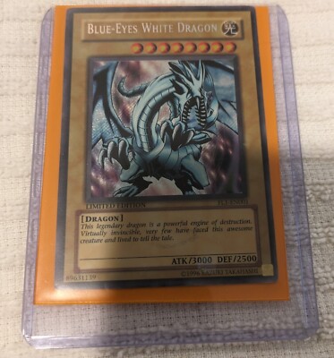 Blue Eyes White Dragon FL1-EN001 Secret Rare Limited Edition Yugioh-image