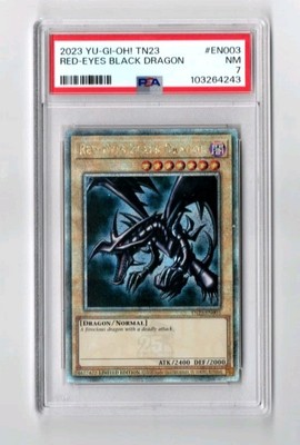 PSA 7 - NM - Red Eyes Black Dragon - TN23-EN003-image