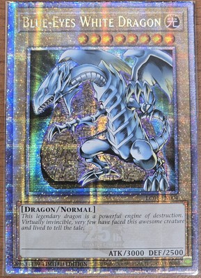 Blue-Eyes White Dragon - Yugioh! - LC01-EN004 - Quarter Century Secret Rare - NM-image