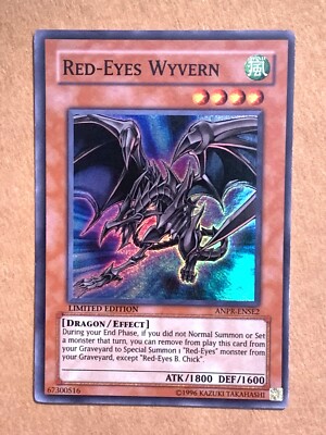 yugioh RED-EYES WYVERN #ANPR-ENSE2 Super North American Near Mint-image