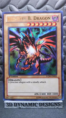 | Yugioh Red-Eyes B. Dragon LCJW-EN003 1st Ultra Rare Joeys World  NM 🔥 |-image